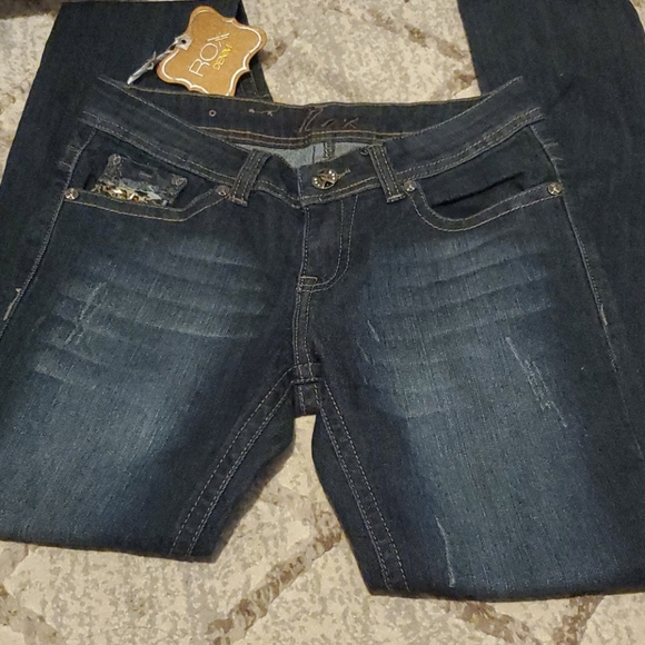 Rox Low-Rise Women's Denim Jeans Size 5 - Picture 6 of 7